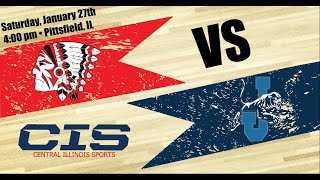 Pittsfield vs Jerseyville  High School Boys Basketball [upl. by Olympe]