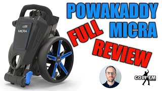 POWAKADDY MICRA PUSH TROLLEY REVIEW 2022 [upl. by Sesom]