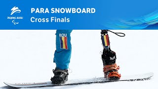 Para Snowboard Cross Finals  Day 3  Beijing 2022 Paralympic Winter Games [upl. by Lacagnia]