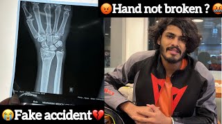 😭Fake accident💔 🤬Hand Not Broken 😡 TTF [upl. by Eesak420]