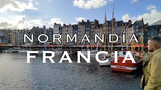 NORMANDÍA Francia Ruta IMPRESCINDIBLES Rouen Étretat Honfleur Caen Mont SaintMichel [upl. by Lynsey]