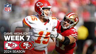 Kansas City Chiefs vs San Francisco 49ers  2024 Week 7 Game Highlights [upl. by Inohs]