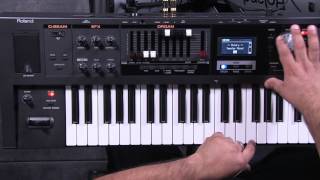 Roland VCombo VR09 Organ Section [upl. by Nnyleimaj12]