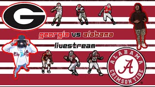 GEORGIA VS ALABAMA LIVESTREAM [upl. by Ulrikaumeko]