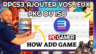 RPCS3 émulateur PS3 ajouter vos Jeux ISO ou PKG Facilement sur Windows PC [upl. by Toms296]