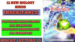 INHERITANCE MDCAT ONE SHOT PART 2  POLYGENIC INHERITANCE  EPISTASIS MADE EASY  EASIST CONCEPT [upl. by Sicard]