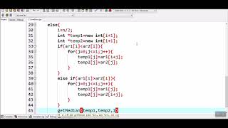 How to Find the median of two Sorted arrays in c [upl. by Donnamarie320]