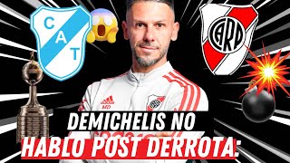 😢 DEMICHELIS NO HABLÓ POST DERROTA LA FRASE A LOS JUGADORESNEWS RIVER PLATE TV [upl. by Semajwerdna]