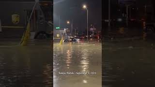 Catastrophic Flooding in Tampa Florida Cars Swept Away [upl. by Emmalyn939]