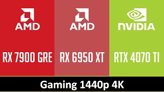 RX 7900 GRE vs RX 6950 XT vs RTX 4070 TI [upl. by Lothaire346]