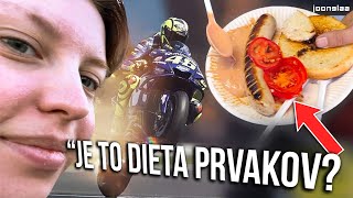 Kaj je na krožniku SVETOVNIH PRVAKOV MotoGP🍔🏍️l Kaya Solo Vlog [upl. by Seluj]