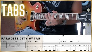 Guns N Roses  Paradise City TABS [upl. by Aniwde]