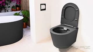 Hangend Toilet  LAVIE DARKGREY [upl. by Nowtna]