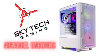 Skytech Archangel Gaming PC unboxing [upl. by Haydon]