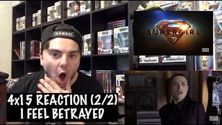 SUPERGIRL  4x15 O BROTHER WHERE ART THOU REACTION 22 [upl. by Erdnassak535]