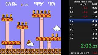 SMB1 any 505 Speedrun [upl. by Eldorado]