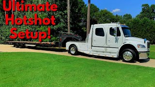 Ultimate Hotshot Setup and Full Tour  CDL Hotshot  hotshottrucking freightliner sportchassis [upl. by Lemor]