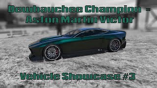 GTA Vehicle Showcase 3 Dewbauchee Champion Aston Martin Victor review [upl. by Adama]