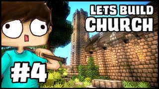 Minecraft Lets Build Church  Part 4  The Cemetery [upl. by Ahteres]