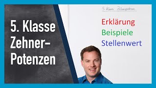 5Klasse Zehnerpotenzen Beispiele und Erklärung [upl. by Llerdnad277]