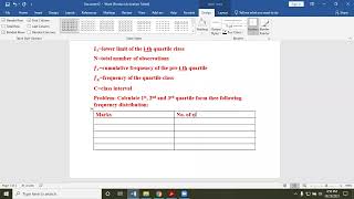 Quartiles Deciles Percentiles  Lecture04 [upl. by Stratton]