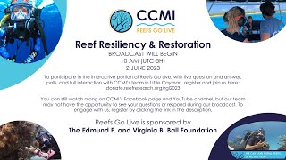 Reef Resiliency and Restoration Reefs Go Live 2023 Episode 3 [upl. by Dowling610]