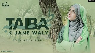 Heart Touching Naat  Taiba Ke Jaane Wale  Syeda Areeba Fatima  Official Video [upl. by Reahard]