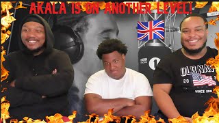 AMERICANS REACT TO UK RAP 24  AKALA  FIRE IN THE BOOTH PART 4 [upl. by Laerol]