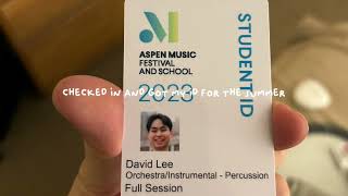 MoveIn Day at Aspen Music Festival 2023 Vlog 1 [upl. by Yttig249]