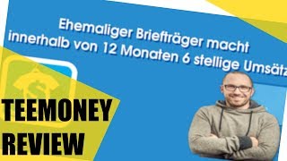 Teemoney Kurs Review ★★ Meine Empfehlung für dich ★★ [upl. by Idmann456]