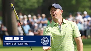 Rory Mcilroy Storms Into The Lead  Every Shot from Round 1  2022 PGA Championship [upl. by Christal]