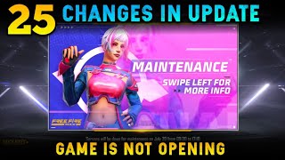 NEW UPDATE IN FREE FIRE  GAME IS NOT OPENING  OB35 UPDATE FULL DETAILS  GARENA FREE FIRE [upl. by Hakym105]