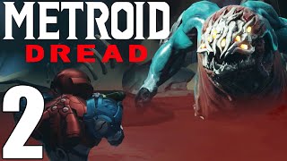 Metroid Dread Pt2 Cataris Walkthrough Kraid Boss Fight Guide [upl. by Noxas193]