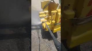 Cleaning Yale Forklift Counterweight [upl. by Olenolin]