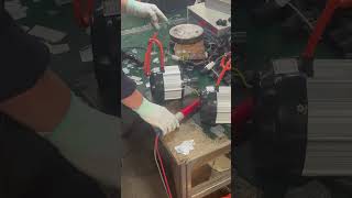 Motor rpm test in China automobile evmotor ebikecontroller diy ev [upl. by Eniortna]