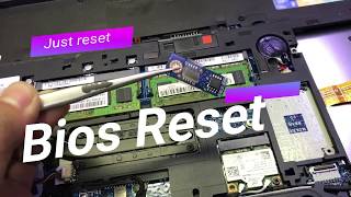 Reset Bios as reset battery dell latitude [upl. by Earal]