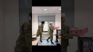 Drill Sergeant is afraid of Clowns so we surprised her shortsfeed shorts army halloween [upl. by Messere]