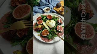 Bresaola amp Fig Salad Recipe salad healthyrecipe breakfastrecipes [upl. by Dammahom]