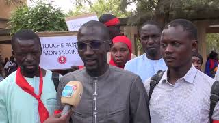 Santé  Le Collectif des admis professionnels de lENDSS rouge de colère interpelle l’état Wolof [upl. by Gathard]