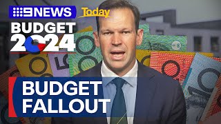 Federal Budget 2024 Fallout as Australians react to Budget decision  9 News Australia [upl. by Tammi]