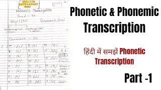 Phonetic Transcription  Phonetic Transcription Word example  Phonetic Transcription In English [upl. by Naegem]