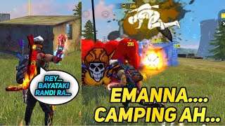 Campers Are Everywhere in FF  OP Gameplay  Super Merchandise  Free Fire Telugu  MBG ARMY [upl. by Standford]