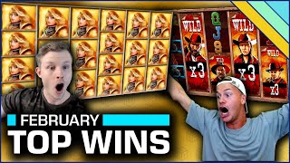 Top 10 Slot Wins of February 2020 [upl. by Asusej649]