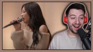 JENNIE  눈 Snow  Snowman Cover REACTION [upl. by Ecilahs]