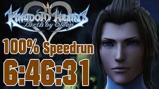 Kingdom Hearts Birth by Sleep 100 Speedrun Terra in 64631 World Record [upl. by Barret]