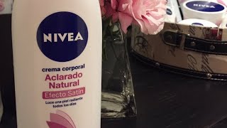 Crema nivea aclarado natural funciona [upl. by Fabiolas732]