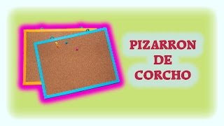 DIY  Pizarron de corcho  PumitaNegraArt🐾 [upl. by Kaleena]