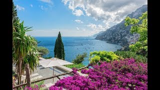 Exclusive Panoramic Villa in Positano Salerno Italy  Sothebys International Realty [upl. by Dnaltiac230]